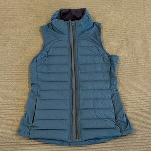 Women's Blue Puffer Vest